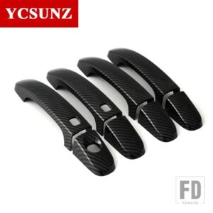 フォード ABS ドアハンドルカバーレンジャー WILDTRAK T6 T7 2012-21 YCSUNZ - carbon with hole