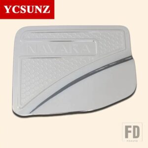日産 クローム燃料タンクカバー ナバラ NP300 2015-2019 アクセサリータンクキャップ フロンティア 2016 YCSUNZ - Chrome