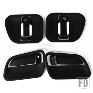 トヨタ ドアハンドルボウルカバー ハイエースコミューター 38626 2012-16-2018 車外装部品 - Black