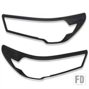 トヨタ ABS ヘッドライトカバーカーアクセサリー ハイラックス 2021 4 4 ヘッドライト外装部品ダブルキャビン YCSUNZ - black 4x4