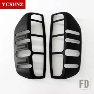 日産 車クロームナバラ 2006 アクセサリーテールライトカバーランプトリム フロンティアナバラ D40 2006-2013 プレート部分 - Black