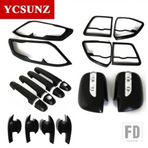 トヨタ カーアクセサリー ABS スタイリングクロームキットフルセット フォーチュナー 2012 2013 2014 - Black