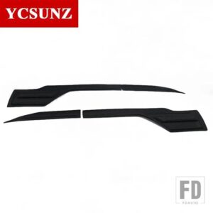 フォード 黒ドアクラッドキットアッパーモールディングレンジャー WILDTRAK 2012-19 T6 T7 ダブルキャビン - Matte Black