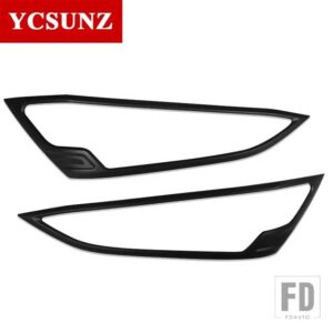 いすゞ マットブラックヘッドライト MUX MU-X 2021-23 フロントランプフード部品 SUV カーアクセサリー YCSUNZ - Black