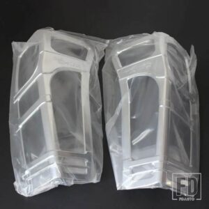 いすゞ マットブラックリアランプカバートリム DMAX 2012-19 テールライト部品 YCSUNZ - Chrome