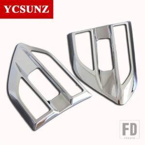 フォード カーアクセサリー ABS 黒サイドフェンダーガードレンジャー WILDTRAK エベレストエンデバー 2016 -2019 - Chrome