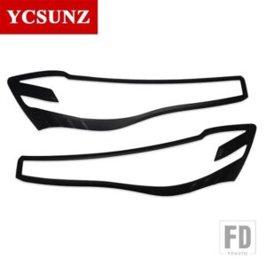 ABS ヘッドライトカバー MAXUS T90 2022 2023 2024 フロントランプフード外装部品ピックアップトラックカーアクセサリー - Matte Black