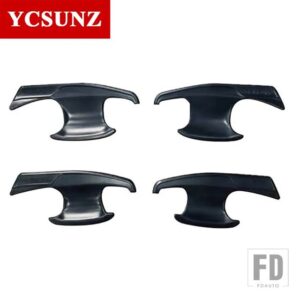 三菱 ABS ハンドルボウル挿入カバー トライトン L200 2023 2024 ピックアップトラックアクセサリー - Black