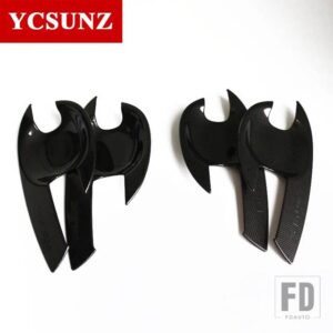 いすゞ ドアドアインサートハンドルボウルカバー MUX MU-X 2013-20 カーアクセサリー YCSUNZ - carbon