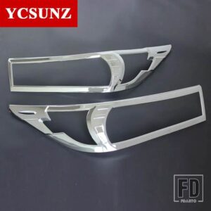 トヨタ 2016-2019 ヘッドライトカバー INNOVA KI JANG 2016-19 アクセサリーヘッドライトランプフード部品 YCSUNZ - Chrome
