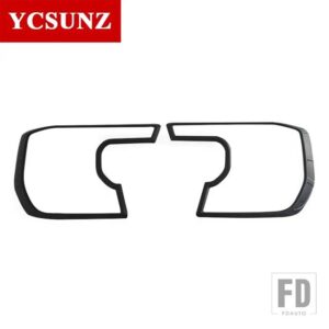 フォード ABS ヘッドライトレンジャー T9 2022 2023 2024 XL/XLS XL + マットブラックランプカバーアクセサリーダブルキャブスタイリング - basic black