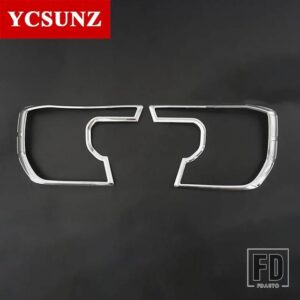 フォード ABS ヘッドライトレンジャー T9 2022 2023 2024 XL/XLS XL + マットブラックランプカバーアクセサリーダブルキャブスタイリング - basic chrome