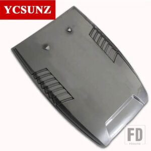 フォード ABS 黒白ボンネットスクープフードレンジャー WILDTRAK T6 2012 2013 2014 ダブルキャビンカーアクセサリー YCSUNZ - sliver
