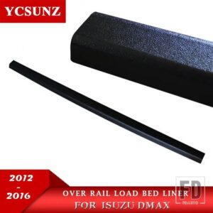 いすゞ レールガードオーバーレールロードベッドライナー DMAX 2012-19 テールゲートトリムダブルキャブアクセサリー - textured 2012-2016