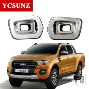 フォード ABS フォグライトカバートリムレンジャー WILDTRAK T8 2019-22 カーアクセサリー 4X4 ピックアップトラック YCSUNZ - chrome deluxe