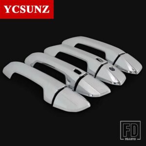 マットブラックドアハンドルカバー MAXUS T60 T90 LDV UTE 2019-23 ピックアップトラックアクセサリー - Chrome