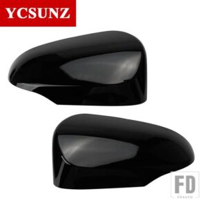 トヨタ ABS サイドミラーカバー ヤリスセダン 2018-21 アクセサリー VIOS 2019 車外装部品 - Black