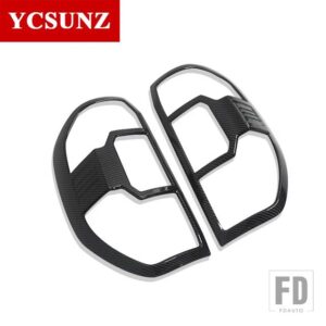 ABS テールライトカバー MAXUS T60 LDV UTE 2017-21 アクセサリーピックアップ外装部品リアランプフードカバー - new carbon fiber