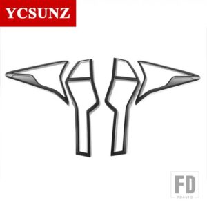 三菱 2020-2022 ABS テールライトカバーアクセサリー パジェロスポーツ 2020 2021 2022 モンテロスポーツリアランプ部品 YCSUNZ - Matte Black