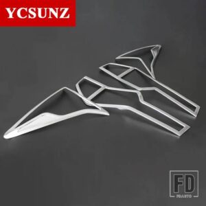 三菱 2020-2022 ABS テールライトカバーアクセサリー パジェロスポーツ 2020 2021 2022 モンテロスポーツリアランプ部品 YCSUNZ - Chrome