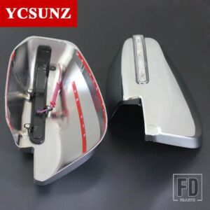 トヨタ クロームミラーカバー LED ハイラックス REVO ロッコ 2015-20 ハイラックス 2021 4X4 4X2 ダブルキャブアクセサリー - Chrome