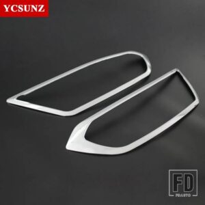 フォード ABS ヘッドライトカバー ECOSPORT 2018 2019 2020 外装部品ランプフードカーアクセサリー YCSUNZ - Chrome
