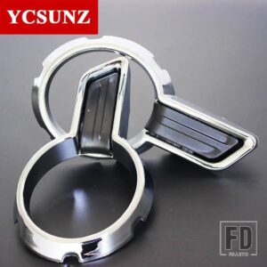 トヨタ ABS フォグランプリム ハイラックス REVO 2015-18 アクセサリークロームフォグランプフードカバーピックアップトラック YCSUNZ - Chrome