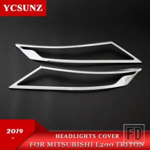 三菱 ヘッドライト L200 2019 2020 RAM 1200 STRADA STRAKAR BARBARIAN 2021 パジェロスポーツモンテロスポーツアクセサリー - Chrome