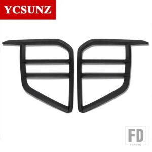 三菱 ABS フロントフォグライトカバー パジェロスポーツ 2022 アクセサリーモンテロスポーツ 2020 2021 外装部品ランプフード YCSUNZ - Matte Black