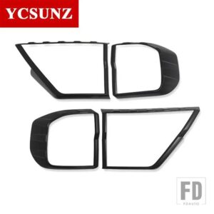 フォード ABS テールライトカバートリムエベレスト 2022 2023 2024 リアランプフードカーアクセサリー YCSUNZ - Black