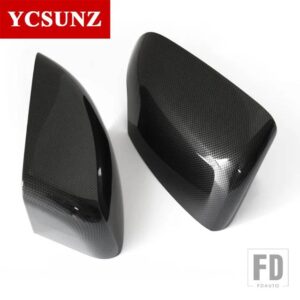 フォード ABS ブラックミラーカバーアクセサリー適合レンジャーワイルドトラック T6 T7 T8 2012-21 - carbon