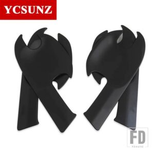 マツダ ABS ドアハンドルボウルインナー BT50 BT-50 2021-23 ダブルキャビンマットブラックカーアクセサリー - Black