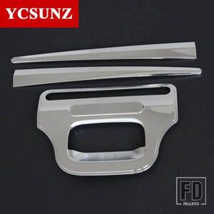 三菱 クロームリアドアハンドルボウルトリム L200 トライトン 2016-19 ピックアップトラックアクセサリー YCSUNZ - Chrome