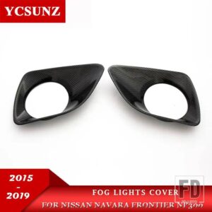日産 フォグランプカバー ナバラ NP300 フロンティア 2015-19 外装アクセサリー YCSUNZ - carbon