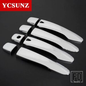 日産 ABS ドアハンドルカバー ナバラ NP300 2015 2016 2017 2019-22 フロンティア 2016 車外装部品 - chrome (smart)