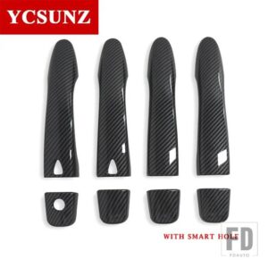 日産 ABS ドアハンドルカバー ナバラ NP300 2015 2016 2017 2019-22 フロンティア 2016 車外装部品 - new carbon (smart)