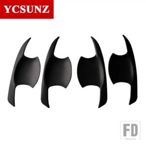 トヨタ ABS 外装ドアハンドル挿入 ヤリスハッチバックセダン 2018 2019 カーアクセサリー部品 YCSUNZ - Matte Black
