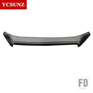 いすゞ ABS ボンネットスクープフードガードアクセサリー DMAX D-MAX 2016-19 YCSUNZ - black silver