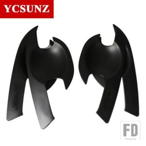 マツダ ABS ドアハンドルボウルカバー BT50 BT-50 2012-20 ダブルキャブカーアクセサリー - Black