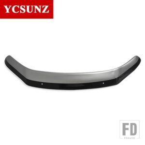トヨタ 黒ボンネットプロテクターフードガード フォーチュナー SW4 2016-19 アクリルフロントバグシールドカーアクセサリー - Silver