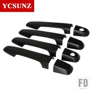 三菱 ABS ドアハンドルカバー L200 トリトン 2006-14 ダブルキャビンカーアクセサリー - Black
