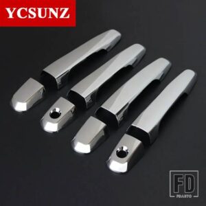 三菱 ABS ドアハンドルカバー L200 トリトン 2006-14 ダブルキャビンカーアクセサリー - Chrome