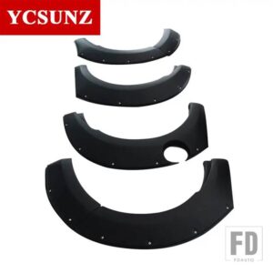 マツダ ホイールアーチマッドガードフェンダーフレア BT50 BT-50 プロ 2012-20 ダブルキャブアクセサリー - matte black 9inch