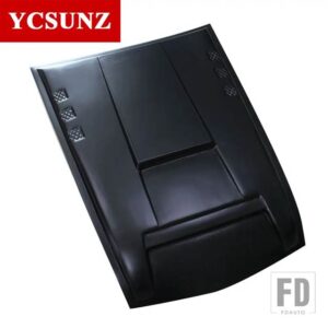 三菱 黒ボンネットスクープフードカバー L200 トライトン 2015-2019 パジェロスポーツ 2016-19 アクセサリー - black hood