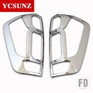 日産 テールライトトリム ナバラ NP300 2014-19 ピックアップアクセサリーリアランプカバー フロンティア - Chrome