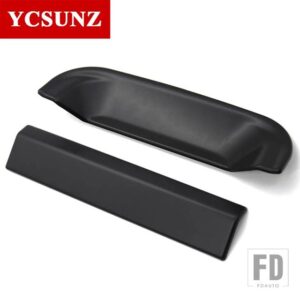 三菱 ABS テールゲートハンドルカバー L200 トリトン 2019-22 ダブルキャビン車部品アクセサリー - Black
