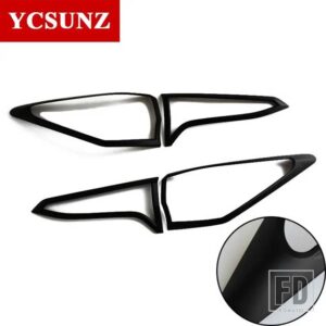 トヨタ テールライトカバー フォーチュナー SW4 2016-19 リアランプフードカーアクセサリー部品 YCSUNZ - Black