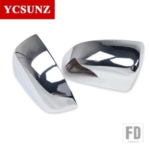 フォード ABS ミラーカバーエベレスト 2022 2023 2024 サイドドアミラーカバーレンジャー WILDTRAK 2023 2024 カーアクセサリー - Chrome