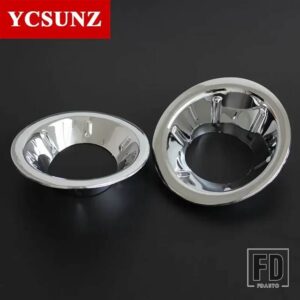日産 ABS フォグライトカバー フロンティアナバラ D40 2006-13 ピックアップトラックカーアクセサリー - Chrome
