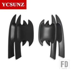 フォード ABS ドアハンドルボウルカバーエベレスト 2022 2023 2024 車外装アクセサリー YCSUNZ - Black